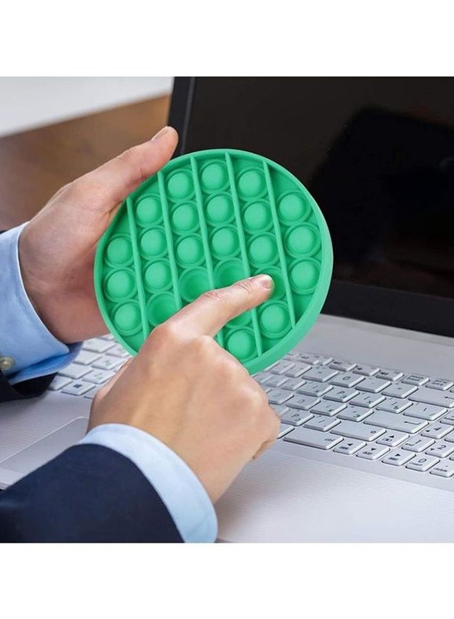 Non-Toxic And Tasteless Stress Relieve Silicone Squeeze Push Pop Bubble Sensory Fidget Squishy Toy 12.7x1.5x12.7cm