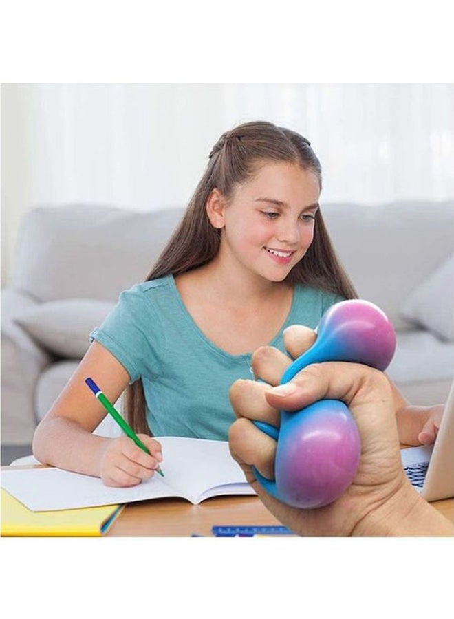 XiuWoo - 4-Piece Stress And Anxiety Reducer Multipurpose Squeeze Balls, Multicolour - Image 1