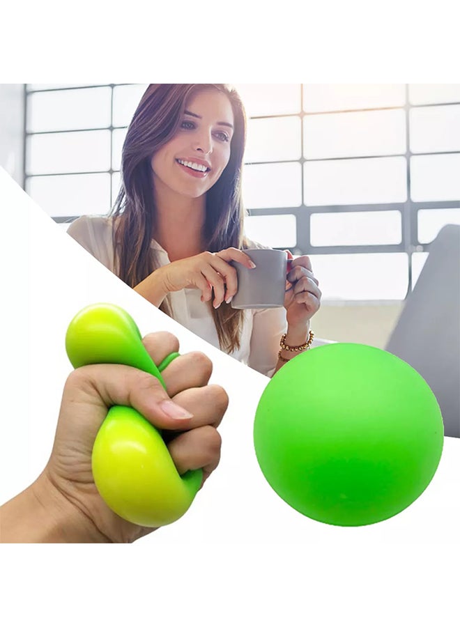 XiuWoo - 4-Piece Stress And Anxiety Reducer Multipurpose Squeeze Balls, Multicolour - Image 1