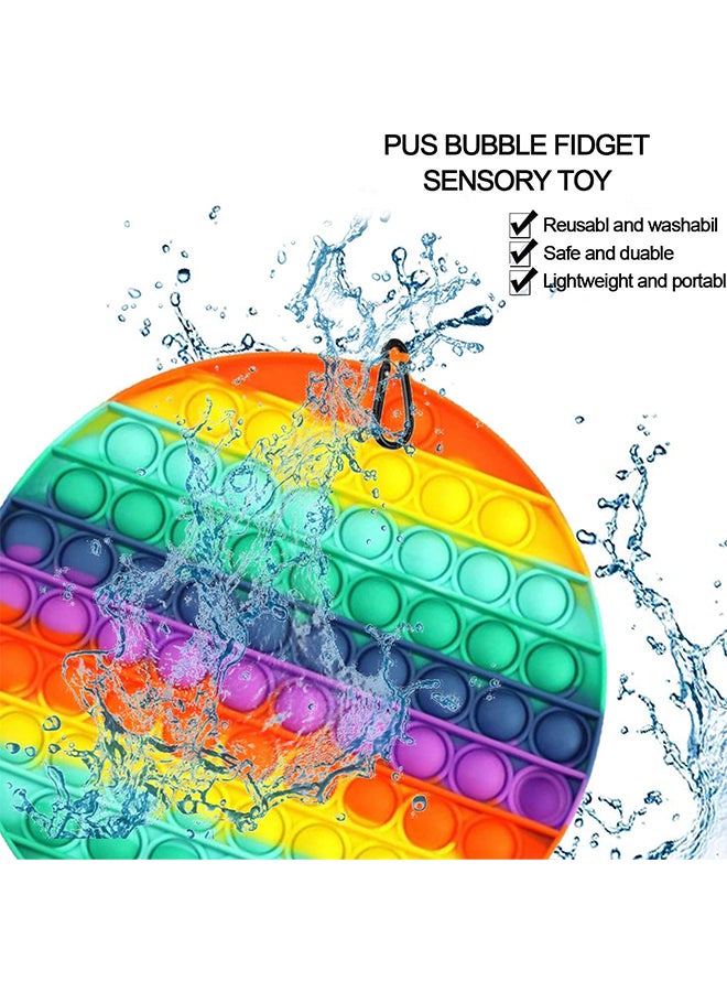 شو وو لعبة إسفنجية عالية الجودة لتخفيف التوتر مصنوعة من السيليكون لتخفيف التوتر 4.9x4.9بوصة - Image 3