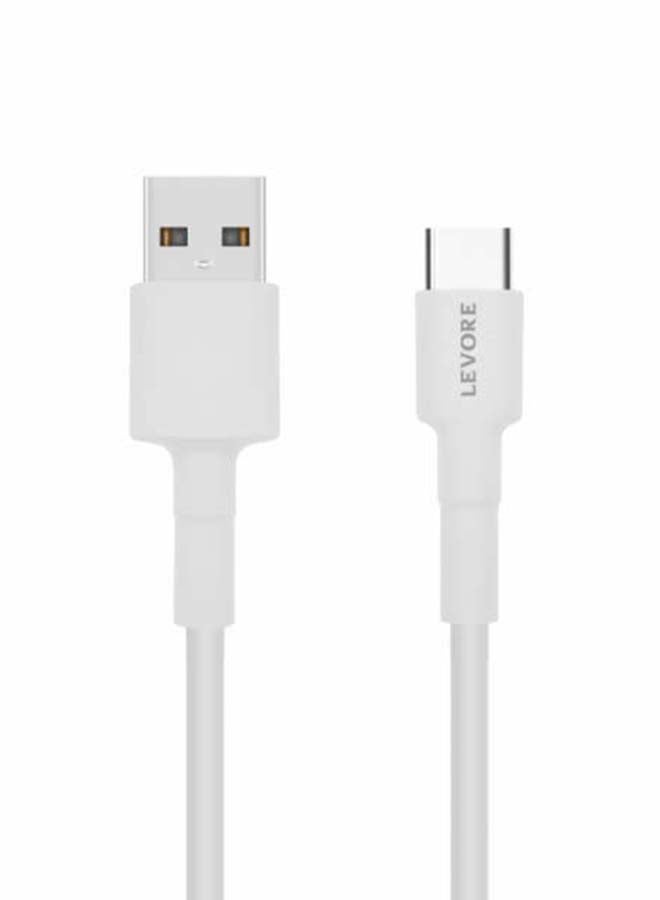 ليفور كابل USB A إلى USB C من مادة PVC بطول 1.8 متر