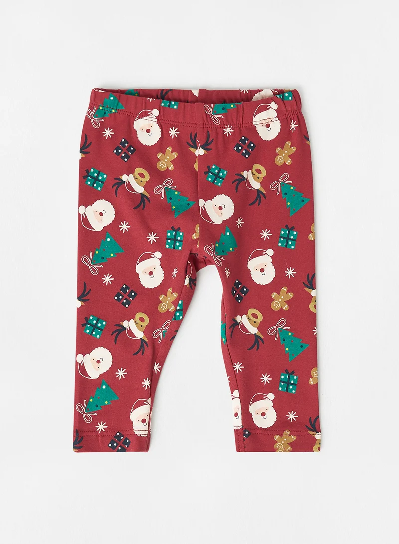 guppy Baby Girls Christmas Leggings