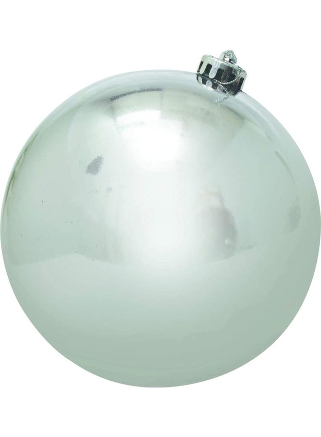 كريسماس ماجيك كرات فضية لامعة أبيض