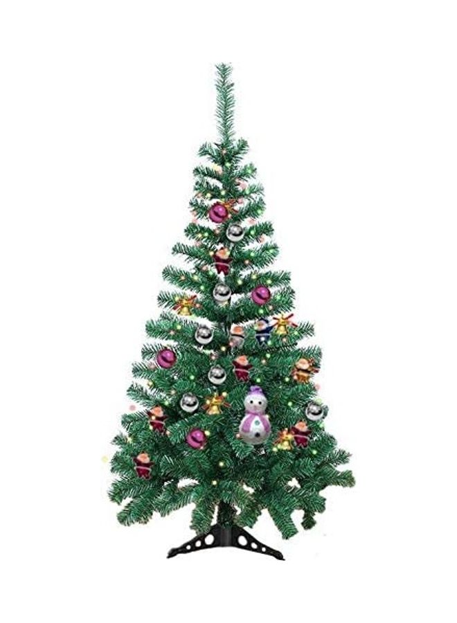 Christmas Tree Lights And Decoration Multicolour 120cm