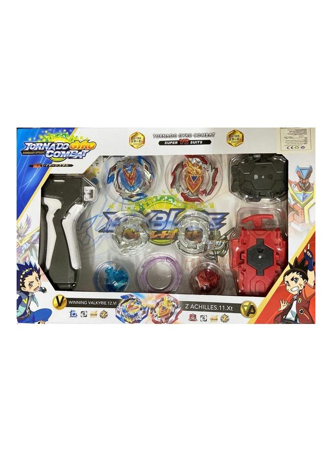 BeyBlade Tornado Gyro Combat Battle Set Winning Valkyrie Vs Z Achilles With Two Lunchers 1019 