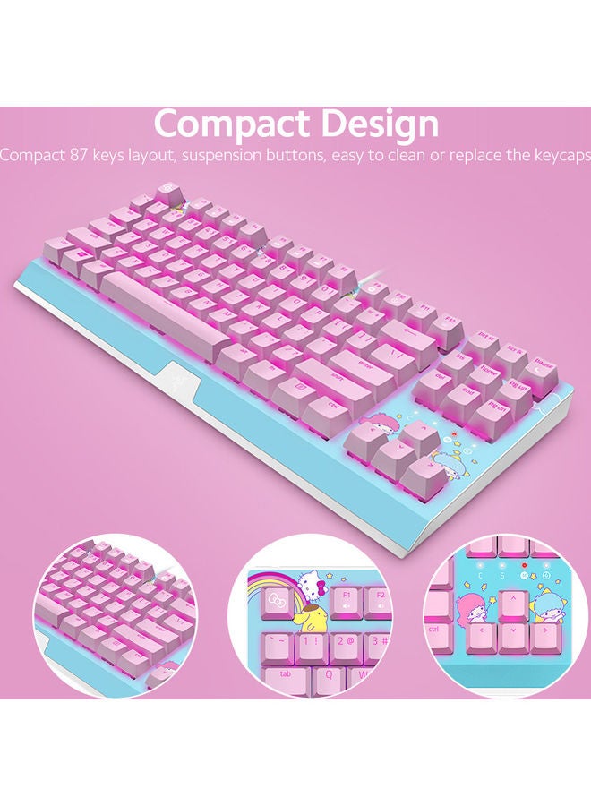 RAZER - 87 Keys Razer Hello Kitty Limited Edition Keyboard Multicolor - Image 1