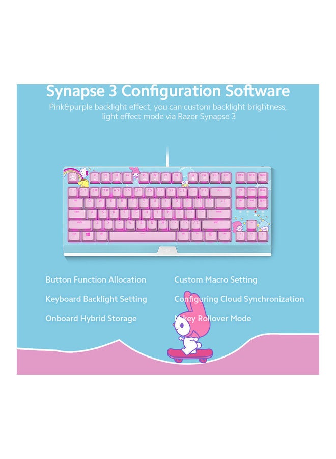 RAZER - 87 Keys Razer Hello Kitty Limited Edition Keyboard Multicolor - Image 1