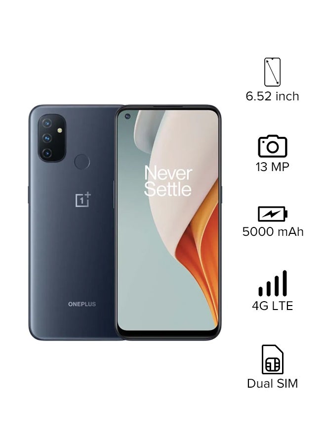 OnePlus - Nord N100 Dual Sim Midnight Frost 4GB RAM 64GB 4G LTE - Global Version - Image 1
