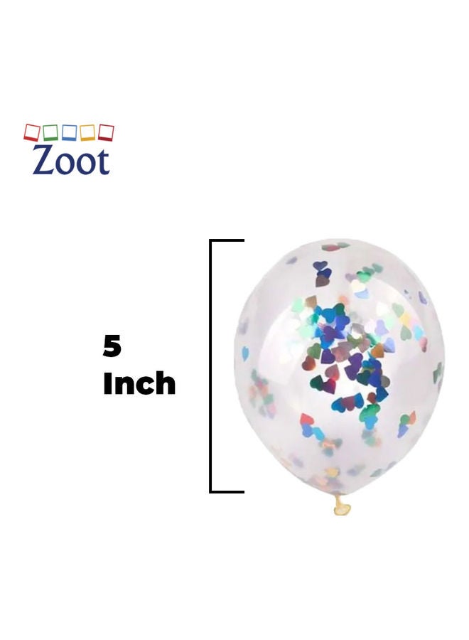Zoot 20-Piece Confetti Filled Party Decoration Balloons Set 5inch - Image 2