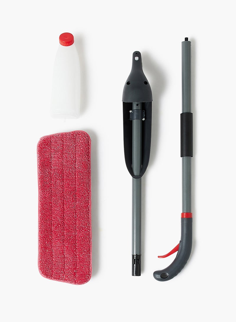 Amal - Handheld Floor Cleaning Spray Mop High Quality Durable Material Easy To Use Grey 122 x 38 x 11cm - Image 1