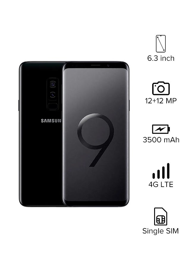 Samsung - Galaxy S9 Plus Midnight Black 6GB 64GB RAM 4G LTE - Image 1