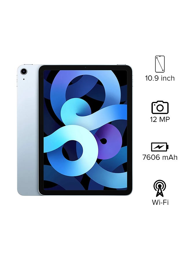 Apple iPad Air - 2020 (4th Generation) 10.9inch 256GB WiFi Sky Blue with Facetime - International Specs - Image 1