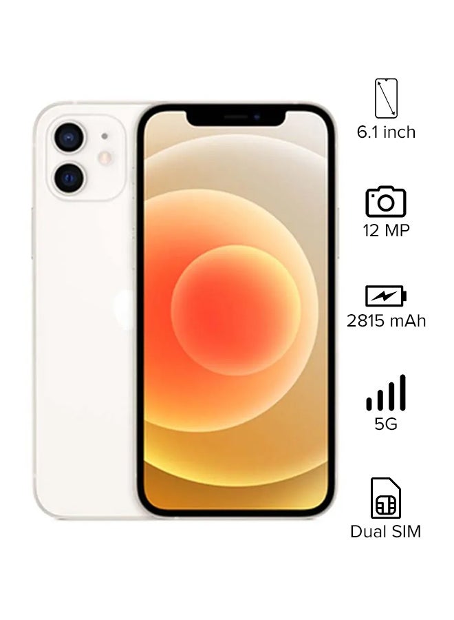 Apple iPhone 12 Dual Sim 64GB White 5G - Image 1