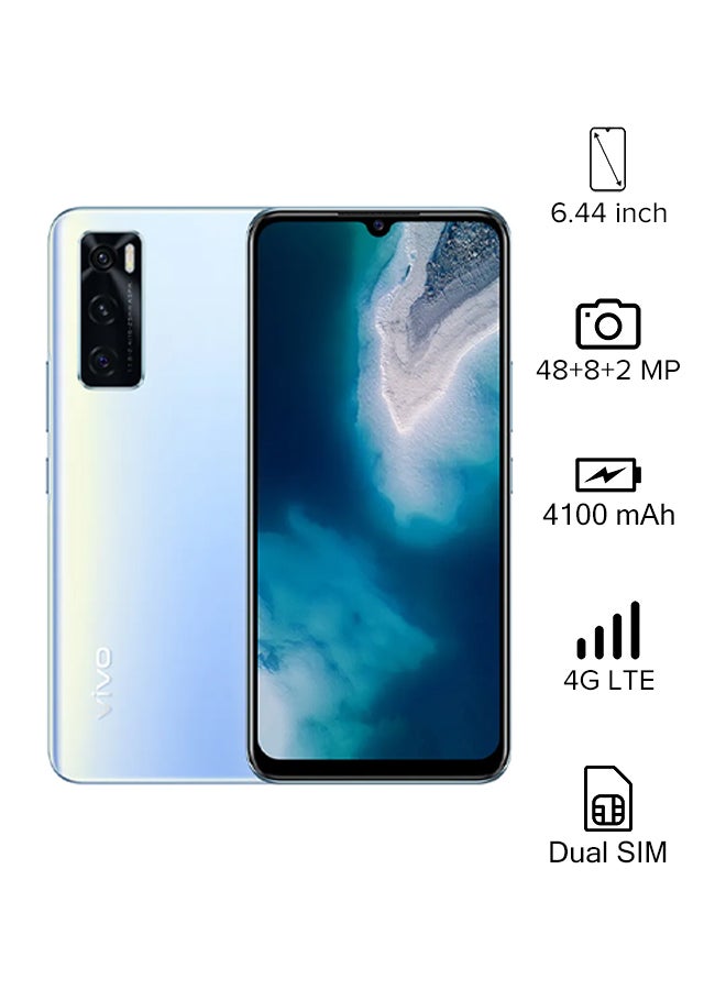 فيفو - هاتف V20 SE ثنائي الشريحة بلون أزرق أكسجين، ذاكرة رام سعة 8 جيجابايت، ذاكرة داخلية سعة 128 جيجابايت، يدعم تقنية 4G LTE - Image 1