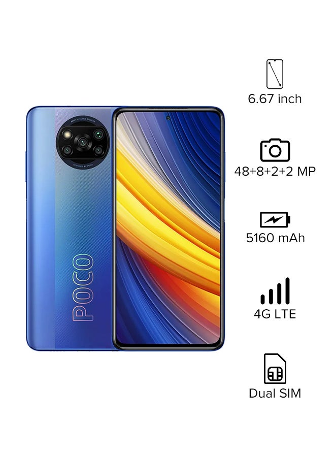Xiaomi - Poco X3 Pro Dual SIM Frost Blue 8GB RAM 256GB 4G LTE - Global Version - Image 1