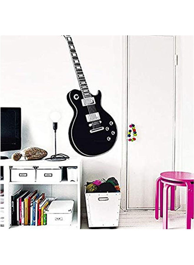 BBOriginalDesigns Guitar Design Wall Decals For Living Room Black 80x40cm 