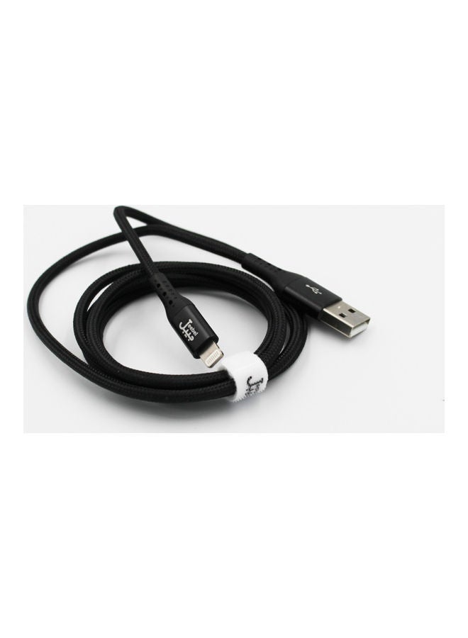 iPhone Fabric Cable For Charging And Data Transfer Black - v1637380059/N51926551A_3