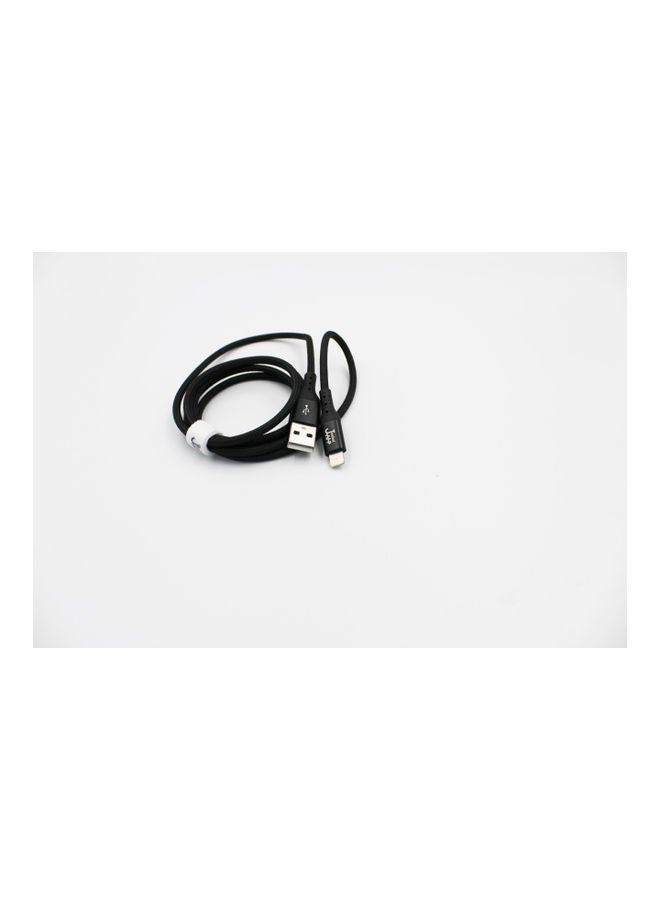 iPhone Fabric Cable For Charging And Data Transfer Black - v1637380060/N51926551A_1