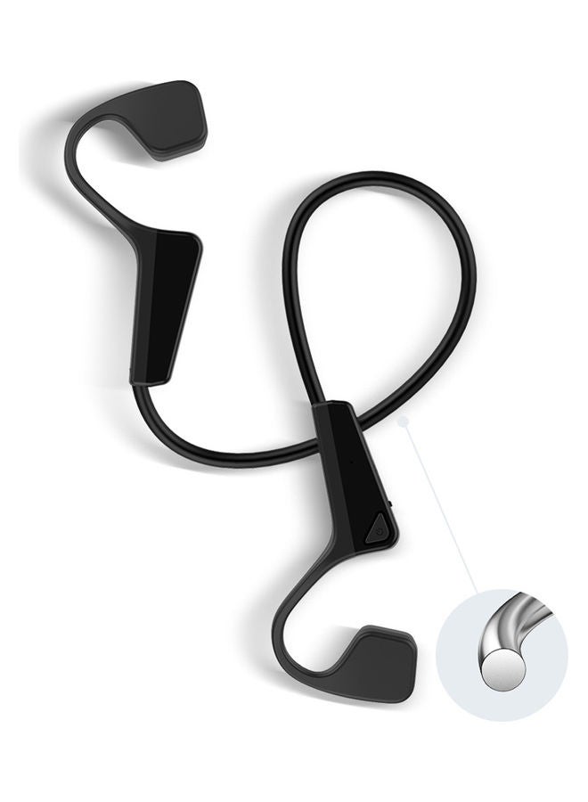 Bone Conduction Bluetooth Headset Black - Image 2