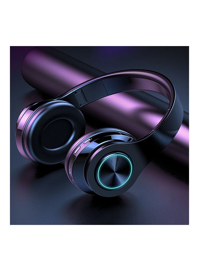 Generic - Foldable Bluetooth Headphones Black - Image 1