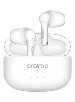Oraimo TWS Bluetooth Earbuds With Charging Case White  - Image 1
