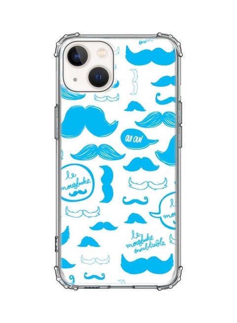 Classic Clear Series Case Cover For Apple iPhone 13 Le Moustache