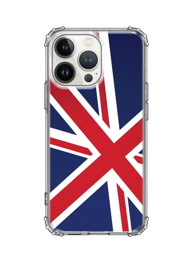 ستايلايزد غطاء حماية كلاسيكي لهاتف أبل آيفون 13 برو علم المملكة المتحدة - Image 1