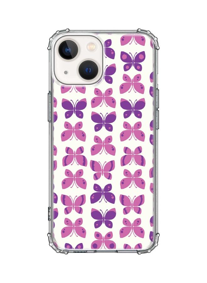 ستايلايزد غطاء حماية كلاسيكي لهاتف أبل آيفون 13 ميني فراشة جميلة - Image 1