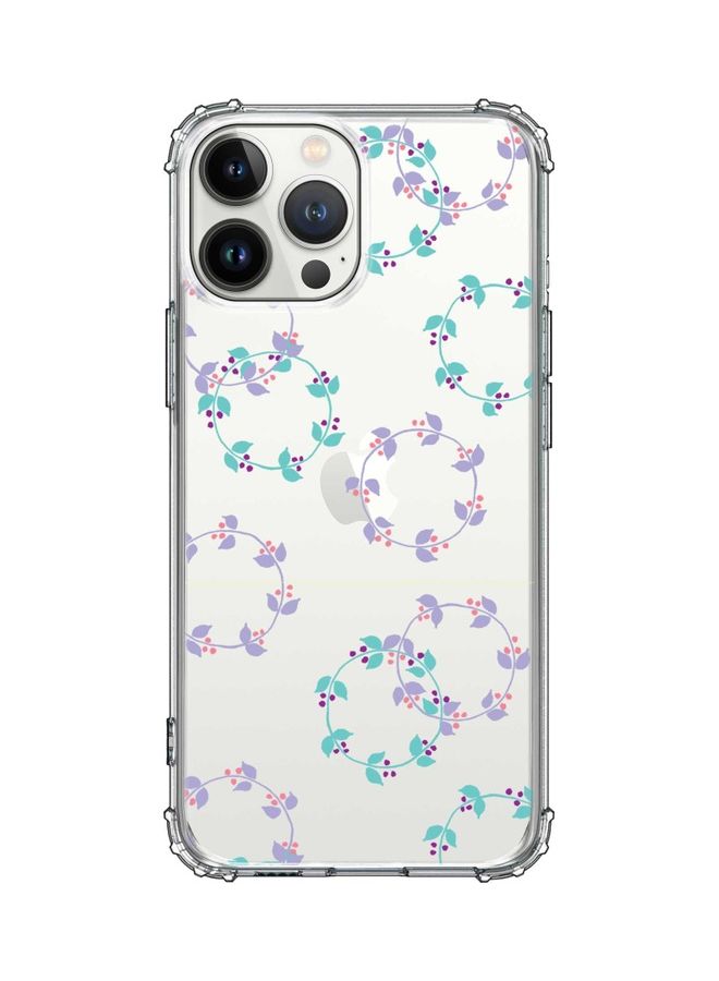 Stylizedd Classic Case Cover For Apple iPhone 13 Pro Max Floral Wreath - Image 1