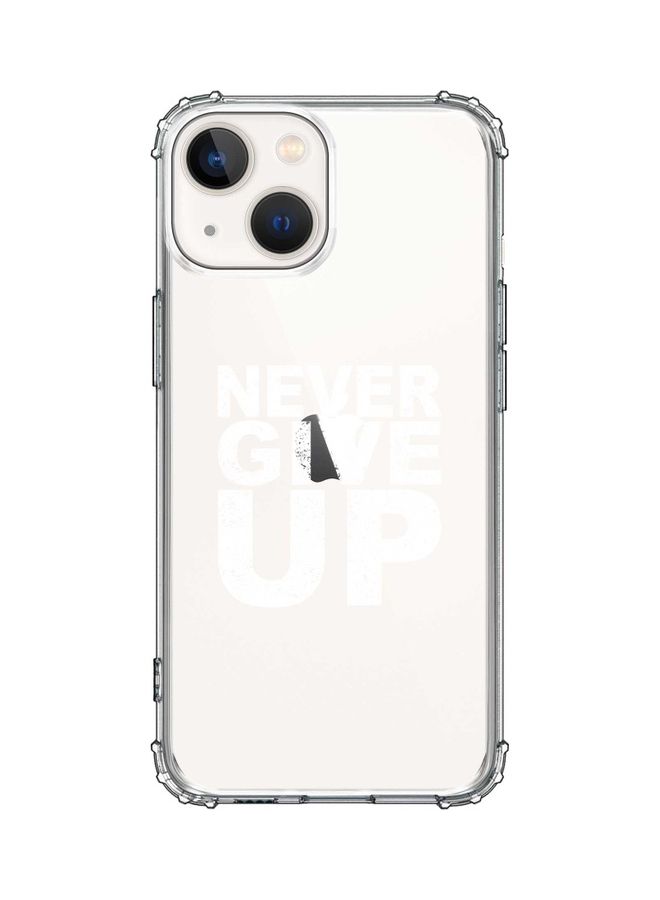 Stylizedd Classic Case Cover For Apple iPhone 13 Mini Never ever give up  - Image 1