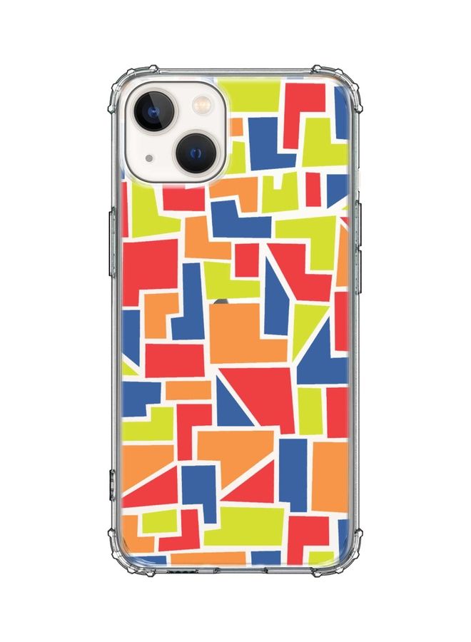 Stylizedd Classic Case Cover For Apple iPhone 13 Color Shapes - Image 1