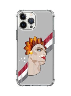 Stylizedd Classic Case Cover For Apple iPhone 13 Pro Max Lady Liberty (Grey)  - Image 1