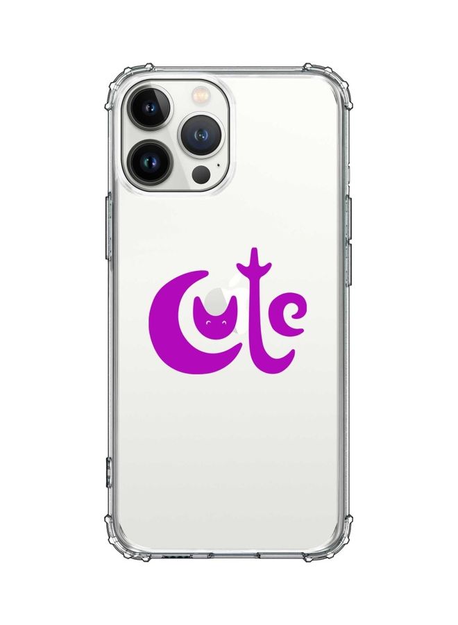 Stylizedd - Classic Clear Case For Apple iPhone 13 Pro Max Cute - Image 1