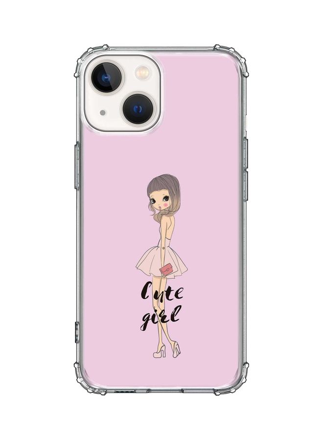 Stylizedd Classic Case Cover For Apple iPhone 13 Mini Coy Cute Girl - Image 1