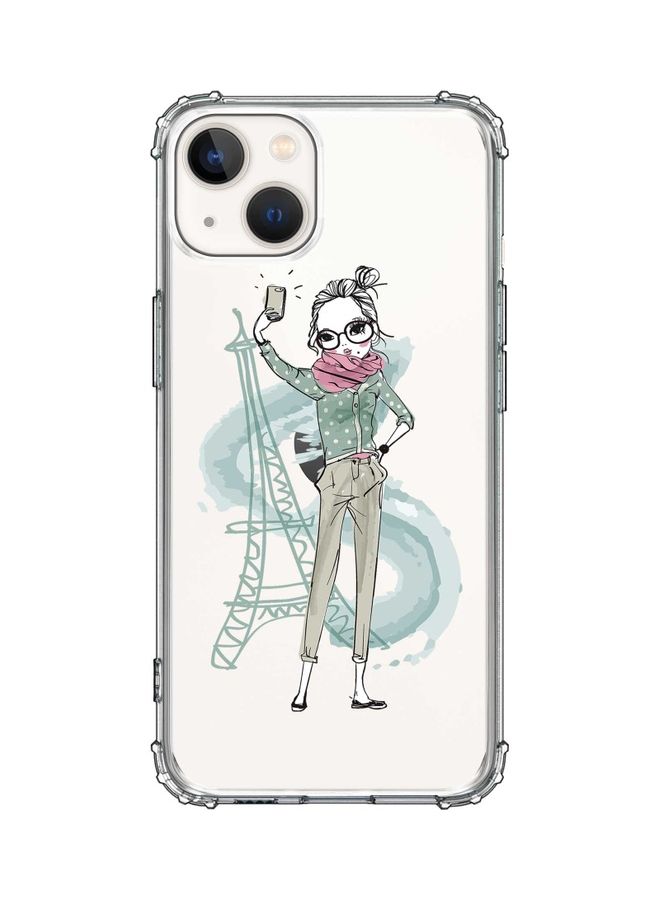 Stylizedd - Classic Clear Case For Apple iPhone 13 Selfie By Eiffel - Image 1