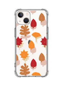 Stylizedd Classic Case Cover For Apple iPhone 13 Autumn Scribble  - Image 1
