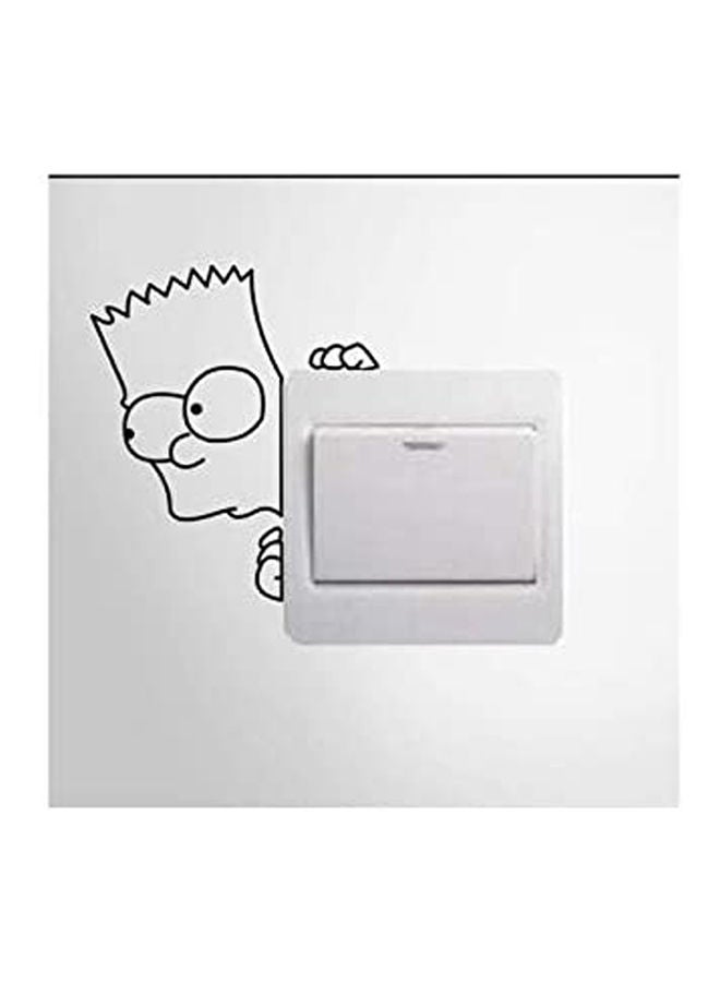 Qings Wall Sticker Cartoon Wall Stickers Switch Panel Stickers Refrigerator Sticker Kitchen Bathroom Diy Wall Home Decor 10 X 10 Cm Multicolour 10x10cm 