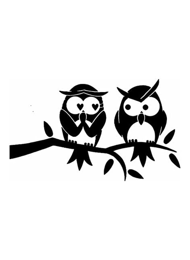 ملصق جداري للزينة من الفينيل أسود 45X34سم