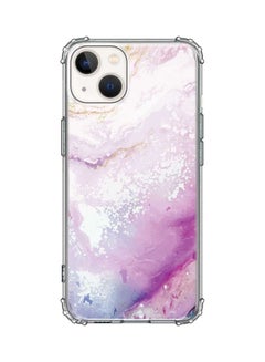 Stylizedd Classic Clear Case For Apple iPhone 13 Marble Print Marine  - Image 1