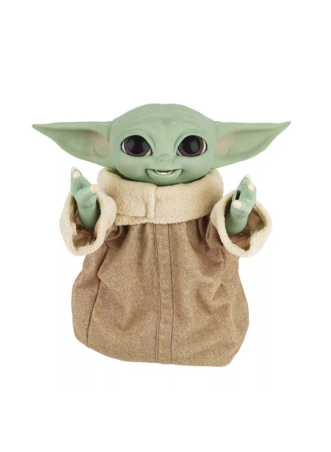 ستار ورز لعبة Star Wars Galactic Snackin’ Grogu المتحركة بطول 9.25 بوصة مع أكثر من 40 تركيبة صوتية وحركية وملحقات تفاعلية - Image 2