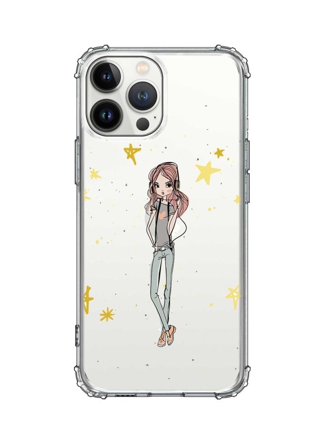 Stylizedd Classic Clear Case For Apple iPhone 13 Pro Max Girl Next Door - Image 1