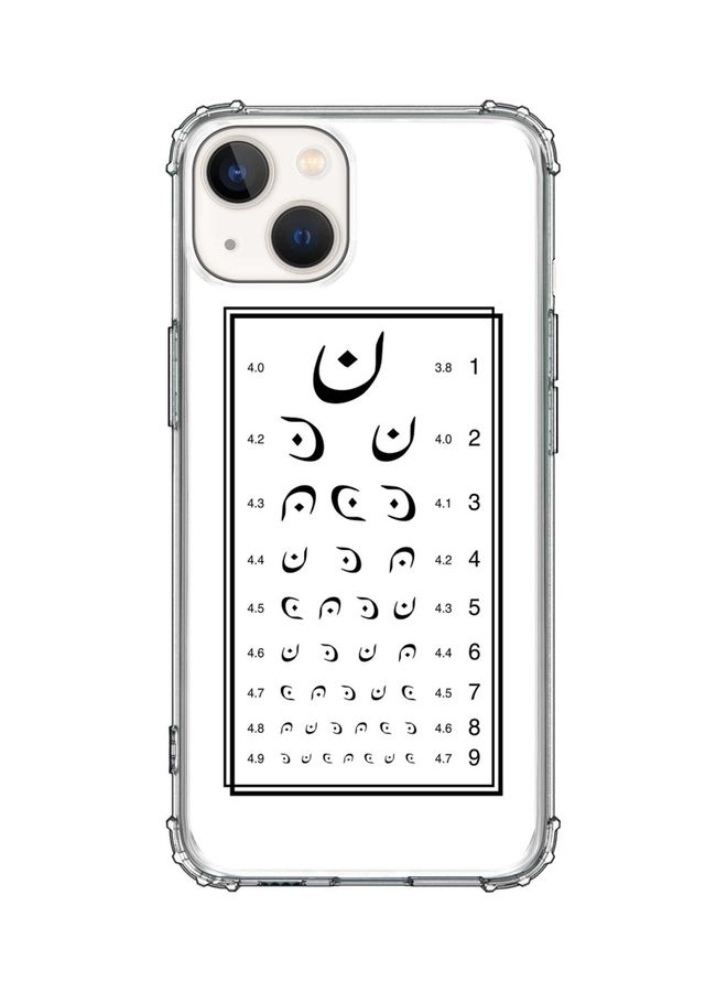 Stylizedd Classic Clear Case For Apple iPhone 13 Eye Test - Image 1