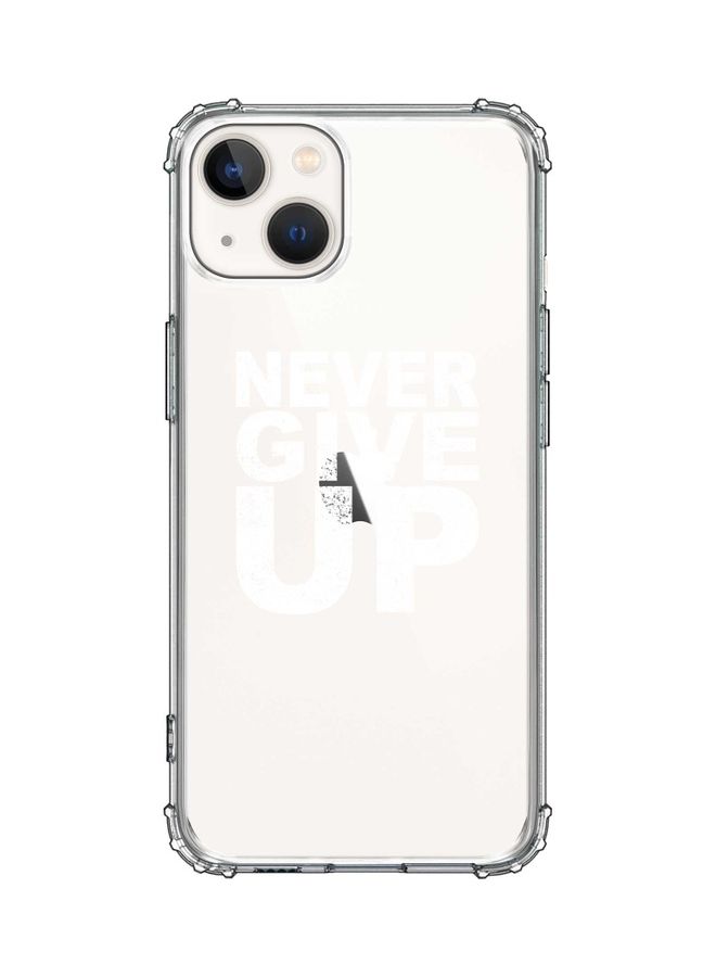 Stylizedd Classic Case Cover For Apple iPhone 13 Never ever give up - Image 1