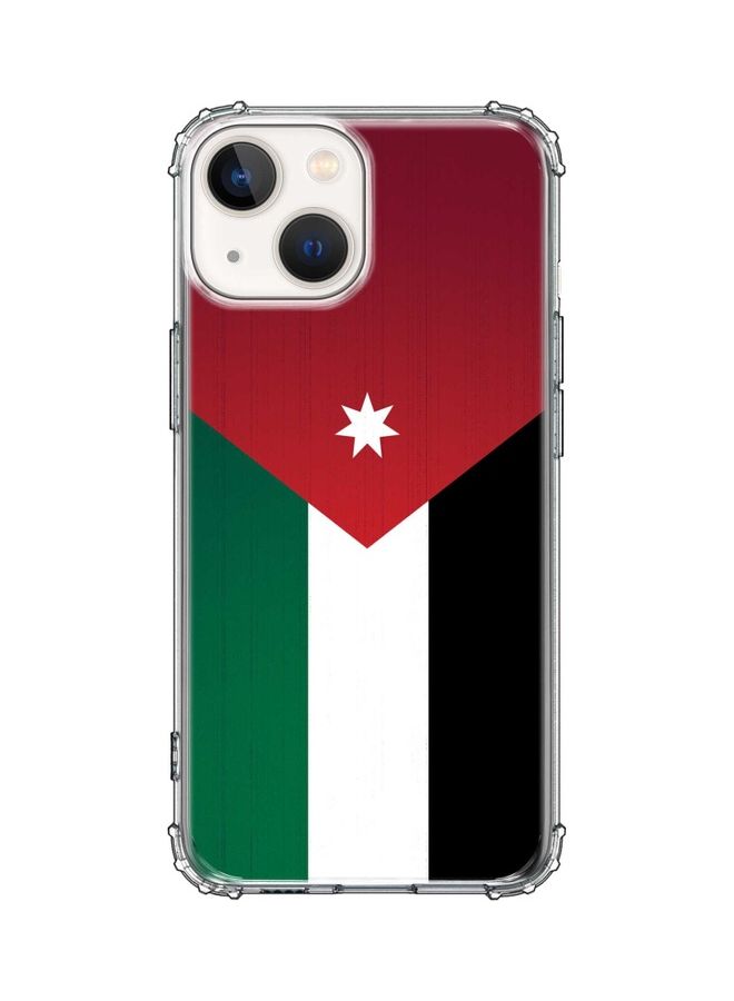 ستايلايزد غطاء حماية كلاسيكي لهاتف أبل آيفون 13 ميني علم الأردن - Image 1