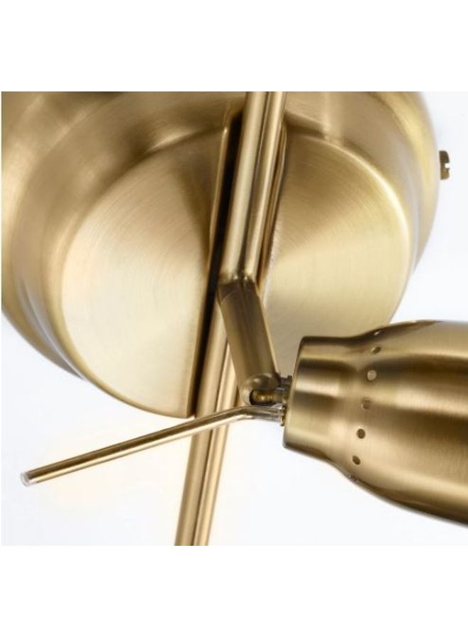 5-Spots Ceiling track Brass 131cm - Image 3