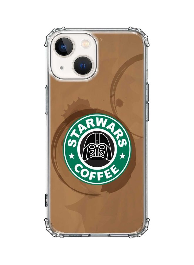 ستايلايزد غطاء حماية كلاسيكي لهاتف أبل آيفون 13 ميني قهوة ستار ورز - Image 1