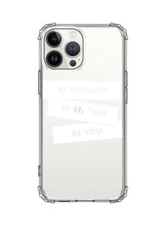 Stylizedd Classic Case Cover For Apple iPhone 13 Pro Max Fearless, Strong, You  - Image 1