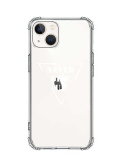 Stylizedd Classic Case Cover For Apple iPhone 13 Never give up  - Image 1