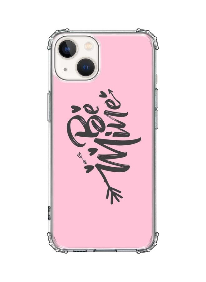 ستايلايزد غطاء حماية كلاسيكي لهاتف أبل آيفون 13 طبعة كلمة "Be Mine" - Image 1