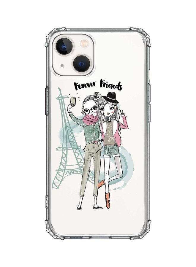 Stylizedd Classic Case Cover For Apple iPhone 13 Forever Friends - Image 1